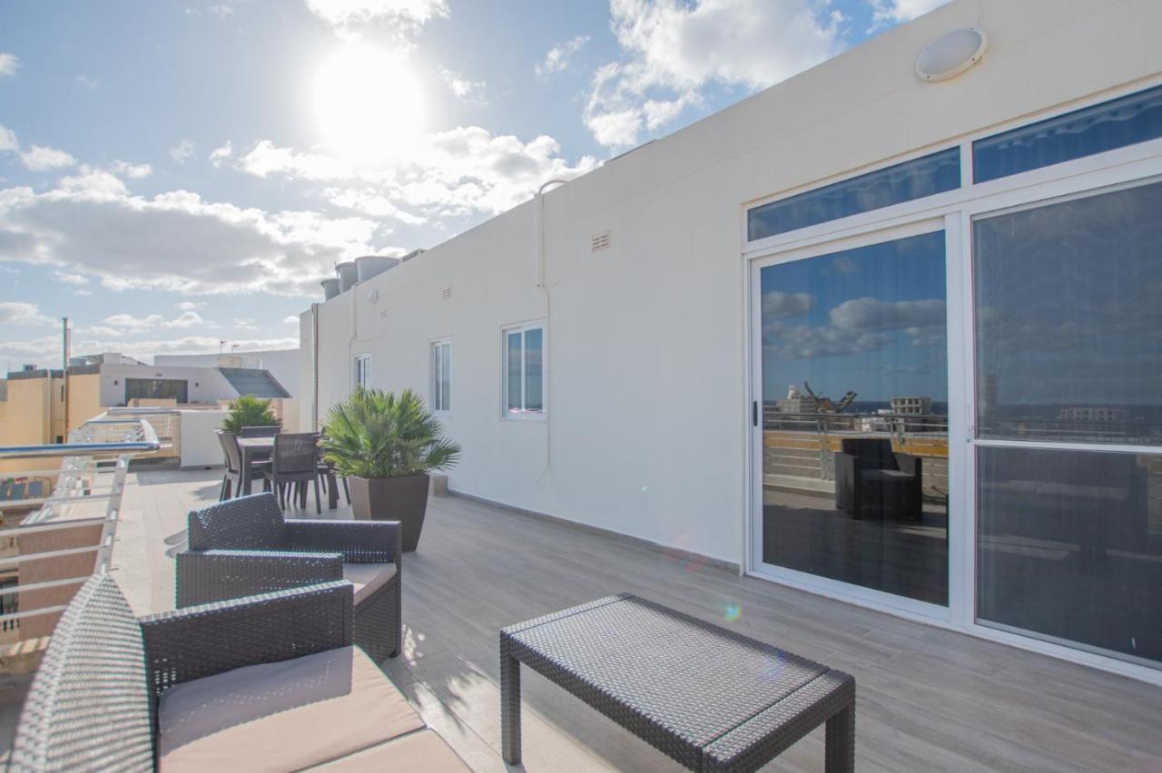 Kernice Penthouse With Sea And Country Views Of Xghajra Exteriör bild
